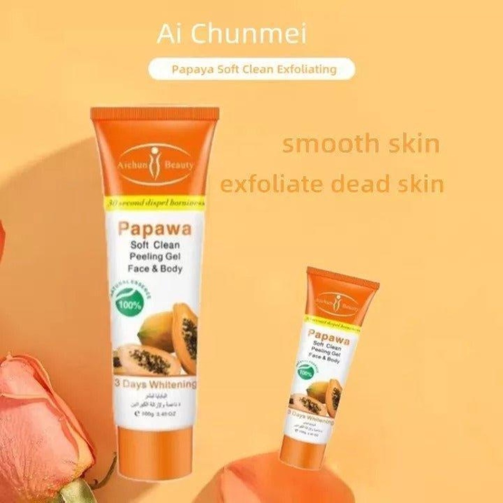 Aichun Beauty Papaya Soft Clean Peeling Gel Face & Body - 3.4fl oz